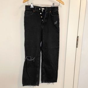 H&M Black Ripped jeans